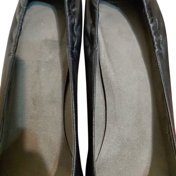 Stuart Weitzman Black Heels with Silver Accents - Picture 4 of 12